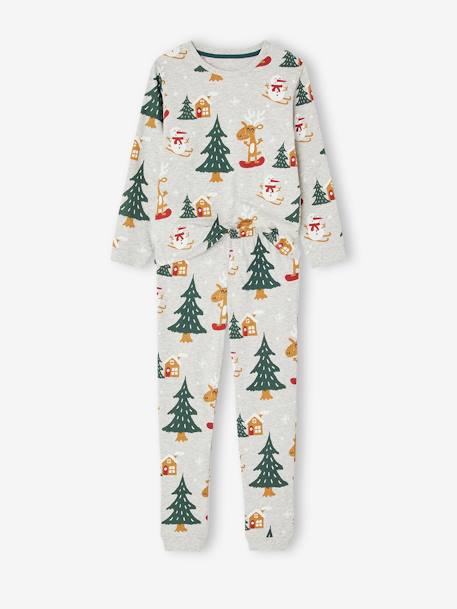 Christmas Combo: Pyjamas + Socks for Boys marl grey 