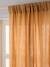 Semi-sheer Rod Pocket Curtain in Cotton Gauze cinnamon+ecru+grey blue+rosy+sage green 