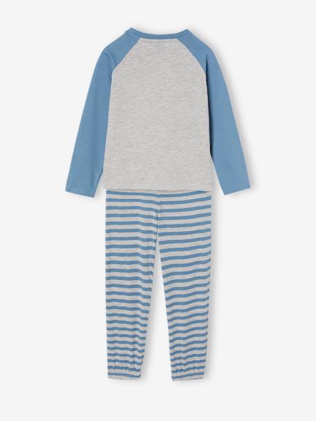 PADDINGTON boys' cotton pyjamas striped navy blue 