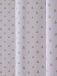 Bedding & Decor-Blackout Curtain with Eyelets & Triangle Print