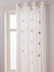 Bedding & Decor-Decoration-Curtains-Iridescent Star Curtain - 105 x 240 cm