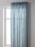 Semi-sheer Rod Pocket Curtain in Cotton Gauze cinnamon+ecru+grey blue+sage green 