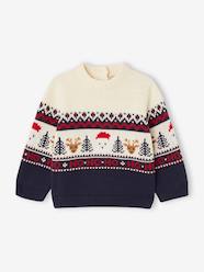 Baby-Christmas Jacquard Jumper for Babies, Family Capsule Collection