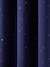 Blackout Curtain with Eyelets & Star Print Dark Blue/Print 