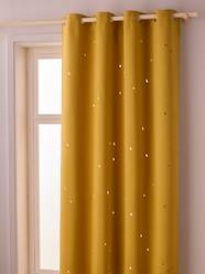 Bedding & Decor-Decoration-Curtains-Blackout Curtain with Eyelets & Perforated Motifs