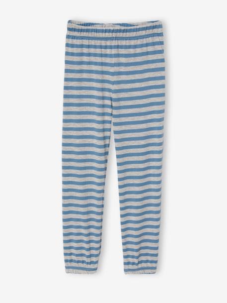 PADDINGTON boys' cotton pyjamas striped navy blue 