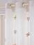 Semi-Sheer Curtains with Eyelets & Butterfly & Flower Garland, Countryside ecru 