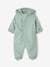 Water-Repellent Pramsuit with Hood, Lined in Polar Fleece, for Babies sage green 