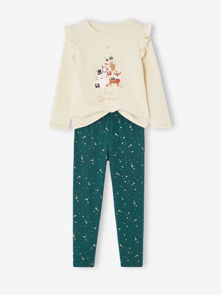 Christmas Set: Pyjamas + Socks green 