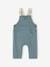 Fleece Dungarees for Babies grey blue 