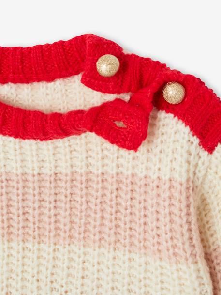 Matchy-Matchy Striped Jumper for Babies, Family Capsule Collection striped pink 