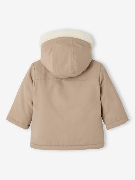 Parka with Hood & Duffel-Coat Look for Babies cappuccino 