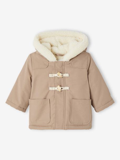 Parka with Hood & Duffel-Coat Look for Babies cappuccino 