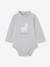 Pack of 2 Bodysuits with Polo Neck for Babies crystal blue+sky blue 