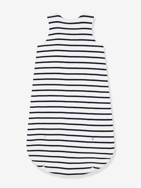 Striped cotton sleepbag PETIT BATEAU striped blue 