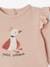 Sweatshirt & Trousers Combo for Babies ecru+marl beige+nude pink+rose 