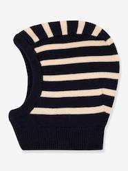 Boys-Striped baby balaclava PETIT BATEAU