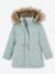 3-in-1 Parka with Hood for Girls GREEN DARK SOLID+grey green+navy blue+PURPLE MEDIUM SOLID 