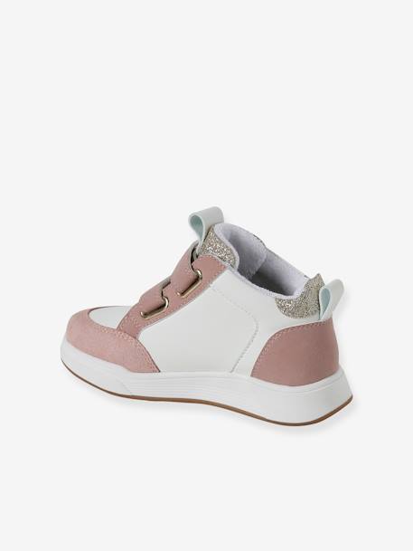 High-Top Hook-&-Loop Trainers for Children set pink 