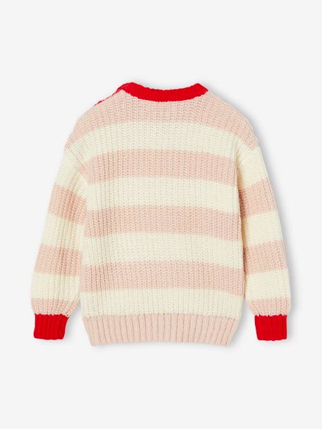 Matchy-Matchy Striped Jumper, Family Capsule Collection, for Girls striped pink 