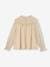 Smocked Blouse in Iridescent Tulle for Girls gold 