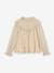 Smocked Blouse in Iridescent Tulle for Girls gold 