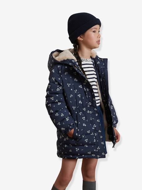 CYRILLUS puffer jacket navy blue 