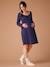 Nightie in Pointelle Knit for Maternity, by ENVIE DE FRAISE navy blue 