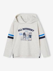 -Hooded Top with Fun Motif, for Boys