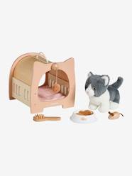 Toys-Role Play Toys-Workshop Toys-Pet Cat Set + Accessories in FSC® Wood