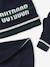 Beanie + Snood + Gloves Set for Boys navy blue 