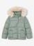 Adaptive Padded Jacket with Removable Hood & Sleeves for Girls lichen 