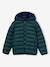 Lightweight Jacket with Recycled Polyester Padding & Hood for Boys BEIGE DARK SOLID WITH DESIGN+denim blue+English green+green+navy blue+petrol blue 