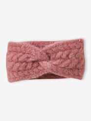 -Cable Knit Headband For Girls