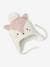 Kitty Beanie + Snood + Mittens Set for Baby Girls pale pink 