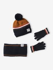 Boys-Beanie + Snood + Gloves/Mittens (2/3 Years) Set