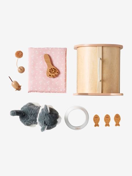 Pet Cat Set + Accessories in FSC® Wood wood 