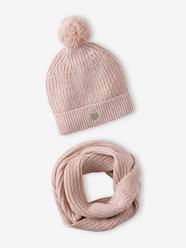 -Beanie & Infinity Scarf Set for Girls