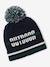 Beanie + Snood + Gloves Set for Boys navy blue 