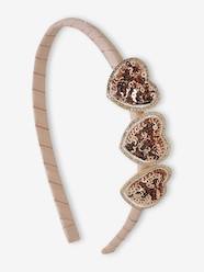 Girls-Accessories-Alice Band with Hearts & Sequins for Girls