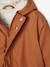 Raincoat with Sherpa Lining, for Boys caramel 