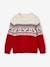 Christmas Special Jacquard Knit Jumper for Children, Family Capsule Collection navy blue+red 