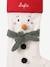 Snowman Christmas Stocking white 