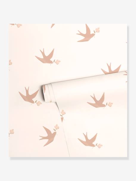 LILIPINSO Swallows wallpaper rose 