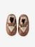 Soft Leather Reindeer Pram Shoes for Babies brown 