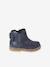 Leather Boots with Elastic, for Baby Girls black+Camel+navy blue 