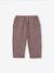 Chequered Trousers in Flannel for Babies chequered brown 