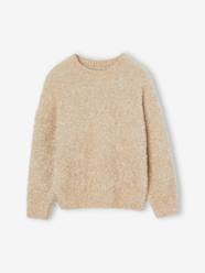 Girls-Cardigans, Jumpers & Sweatshirts-Jumpers-Top in Lightweight Jersey Knit for Girls