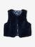 4-Piece Ensemble for Babies: Dress + Reversible Bodywarmer + Headband + Tights navy blue 