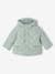 3-in-1 Quilted Coat for Babies aqua green+rose+slate blue 